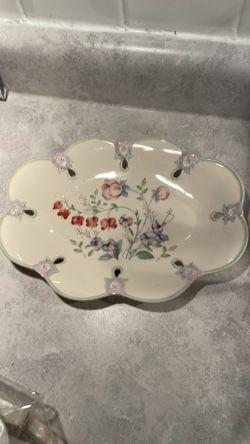 Lenox Spring bouquet Tray