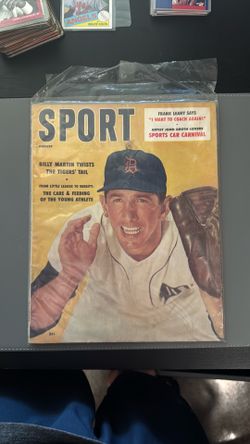 Vintage Sport Magazine Al Kaline Detroit Tigers Cover Baseball Magazine