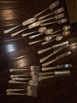 Antique spoons and forks