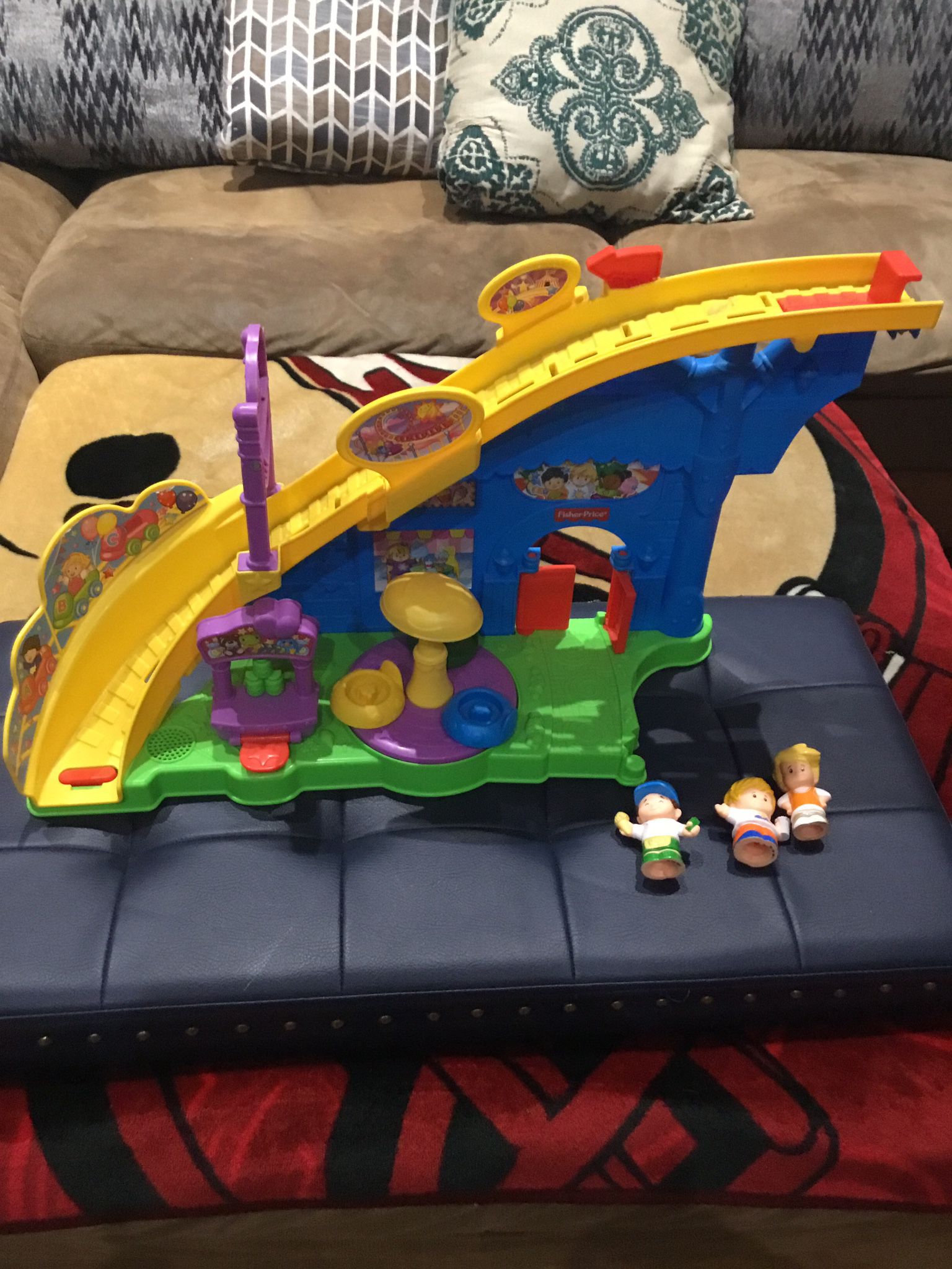 Fisher Price Carnival Roller Coaster Kids Toy 