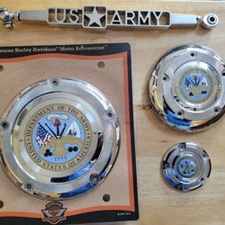 Harley Davidson US ARMY 96CI Engine Covers And Linkage 