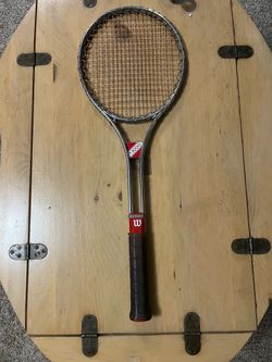 Vintage Famous Wilson T3000 Steel frame tennis racket
