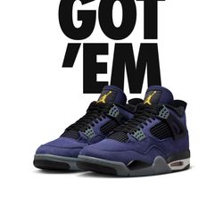 Jordan 4 Lakers