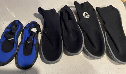 Water shoes size 9  5 and size 3