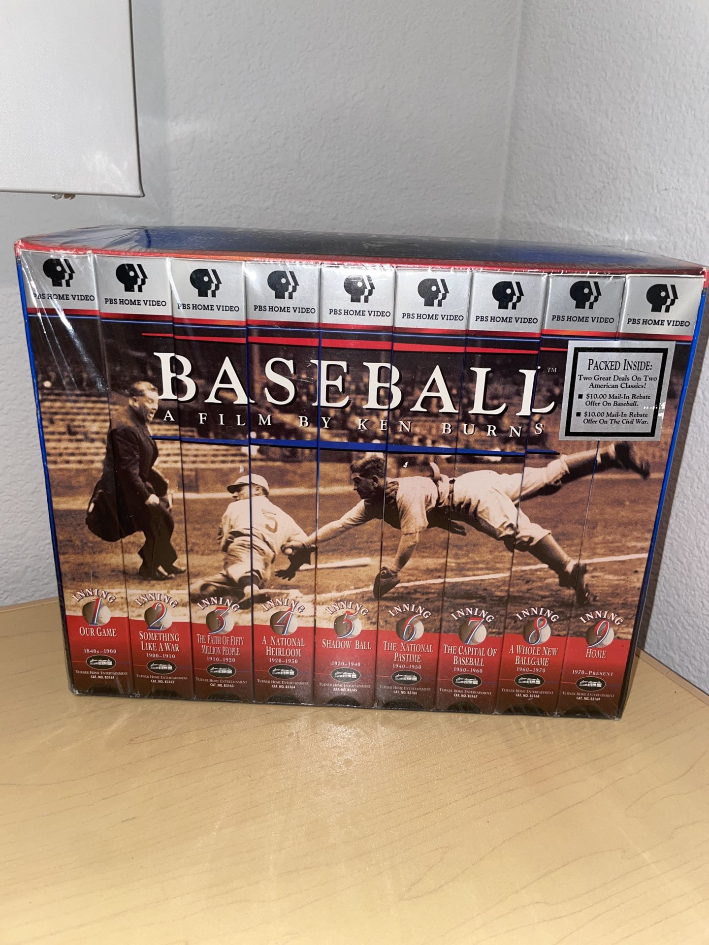 Baseball a film by Ken Burns in VHS