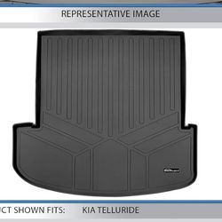 SMARTLINER All Weather  Cargo Liner Behind The 2nd Row Compatible with 2020-2025 Kia Telluride