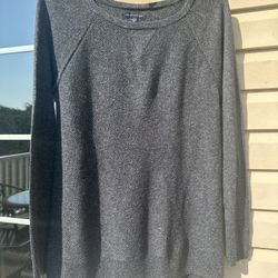 American Eagle Outfitters Grey Gray Large Misses Unisex SWEATER, TOP, SHIRT.