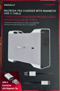 macbook pro charger w/magnetic usb C cable