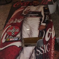 DALE EARNHEART SR, Vintage Original Coke-a-Cola Machine Face Plate