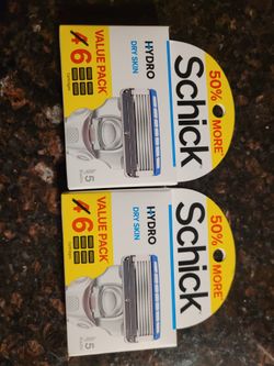 SCHICK 5 BLADE HYDRO DRY SKIN 6 PACK