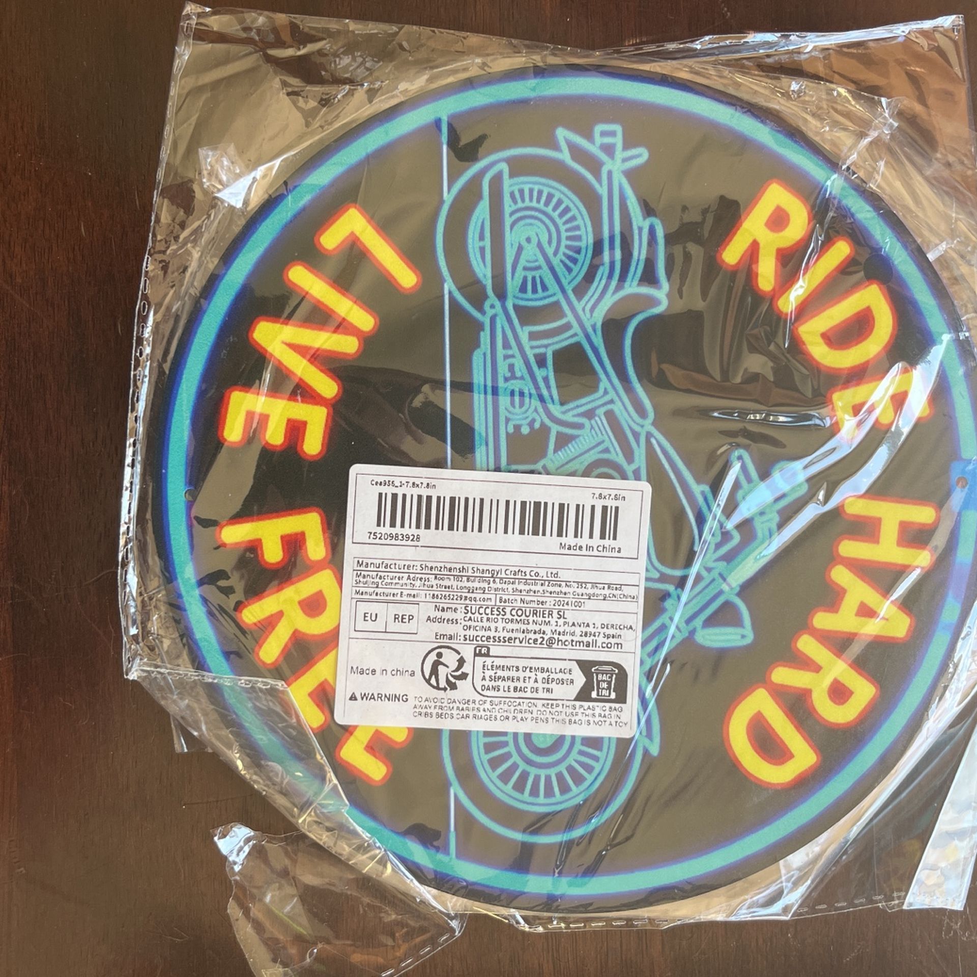 Motorcycle Vintage Metal Sign