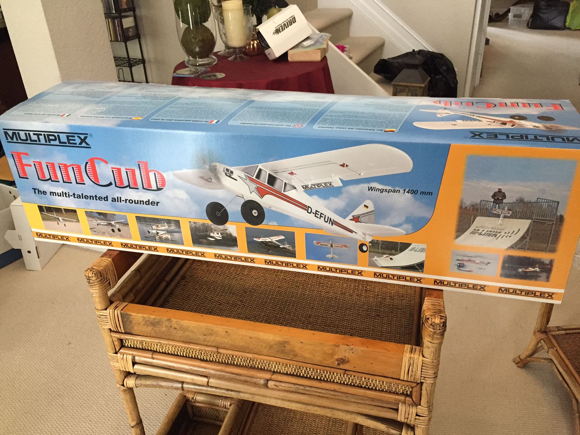 Fun Cub RC Airplane ARF w/ motor, esc, & servos