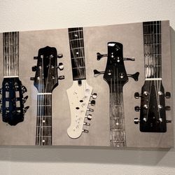 Guitar Frame Wall Decor