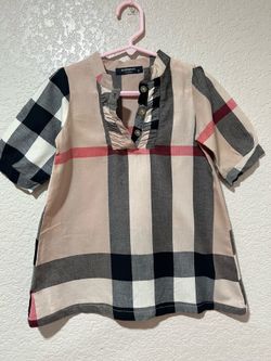 Girls Burberry Tunic Shirt/Dress