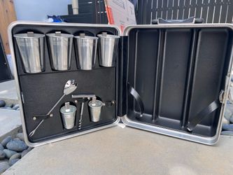 PLATT mid century portable cocktail Bar