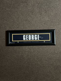 Paul George Framed Signature Player Print