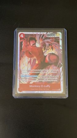 One Piece Trading Card Game The Time of Battle Super Rare Monkey.D.Luffy OP16-015