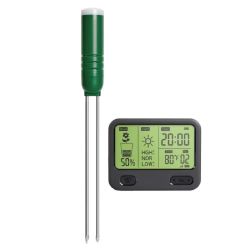 *NIB 4-in-1 Soil Moisture Meter Tester for Moisture, Temperature, Sunlight, Time, Digital Sensor, Water Meter for Plants