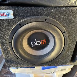 Subwoofer &  Amplifier 