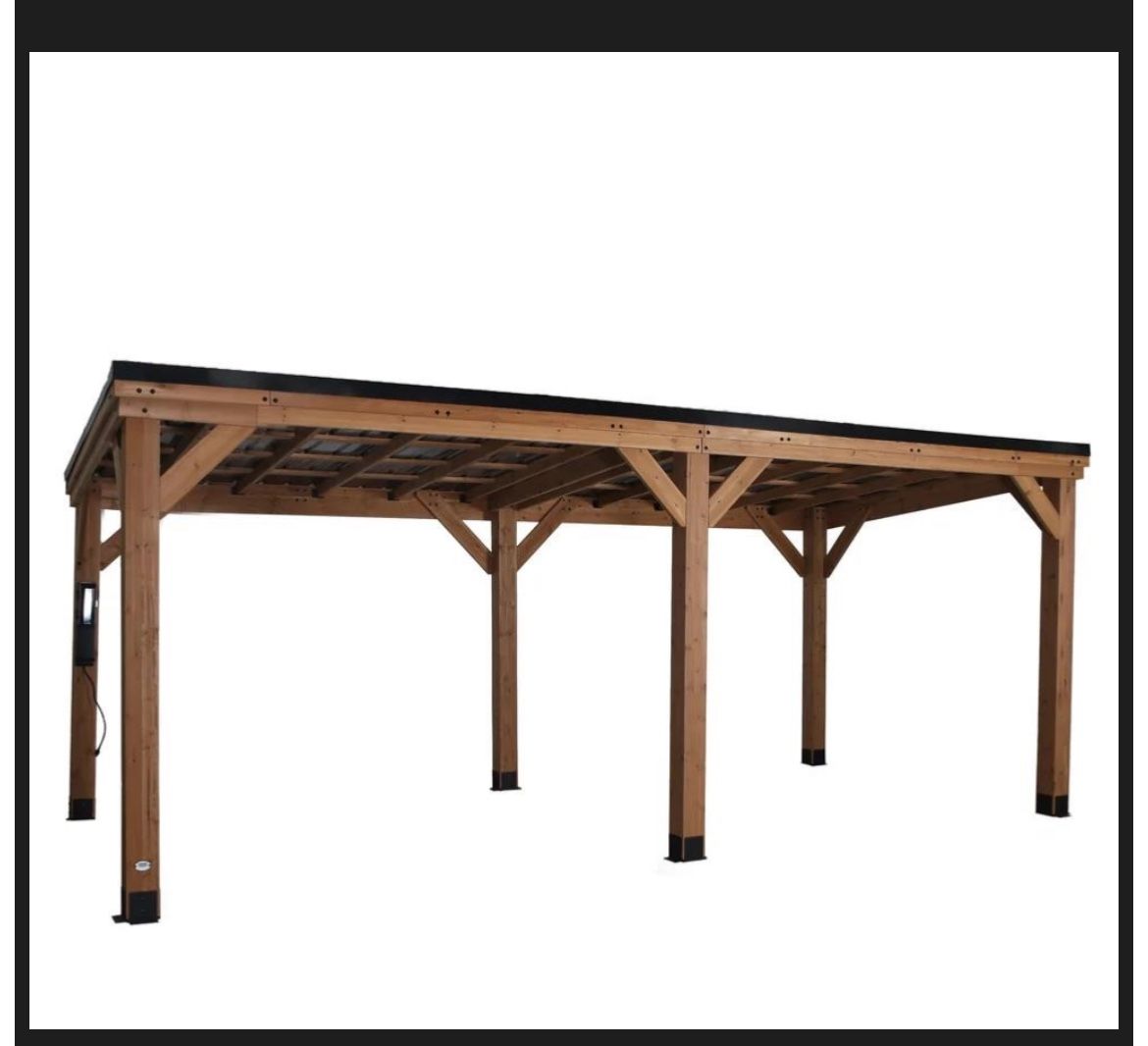 Backyard Discovery 20' x 9.5' Arcadia Cedar Gazebo