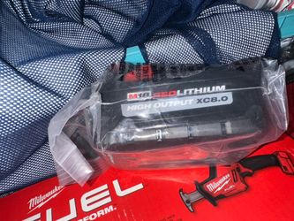 Milwaukee m18 fuel hackzall with 8.0 high output battery new