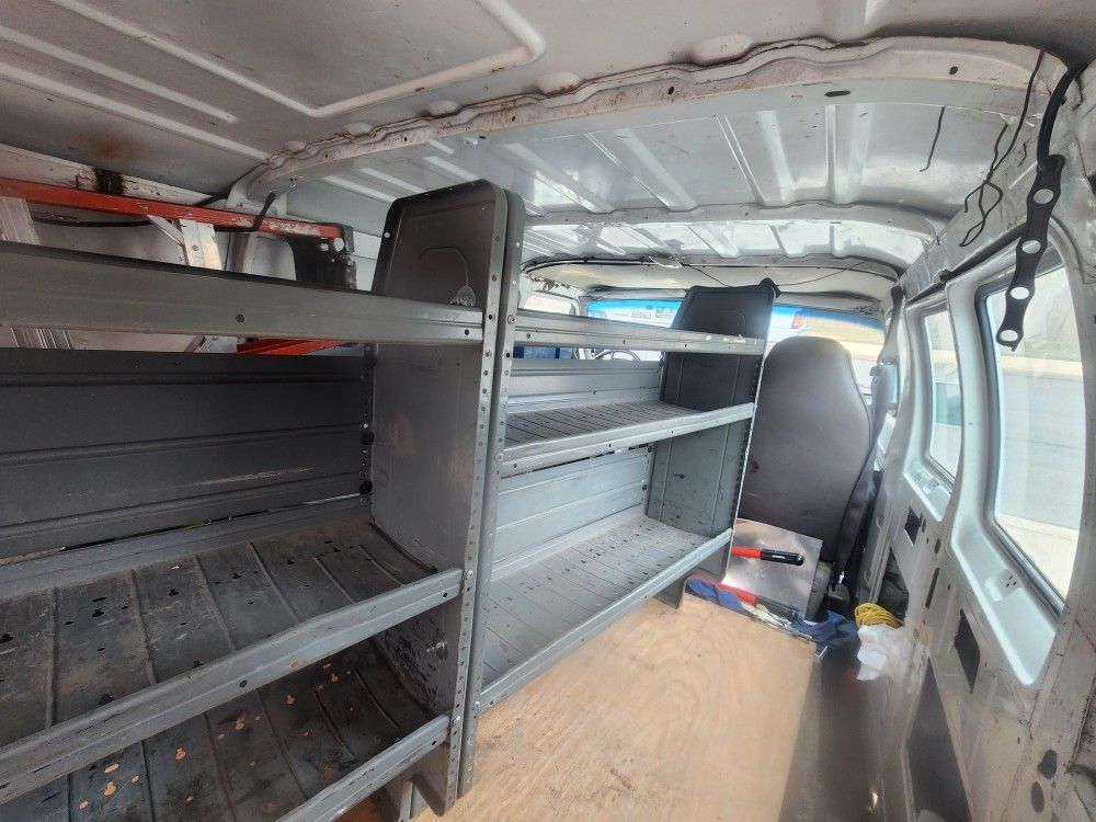 3 Adrian Steel Van Shelves