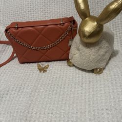 New Orange Crossbody Handbag / Purse