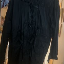 Wilson’s Vintage Leather Trench Coat 90s