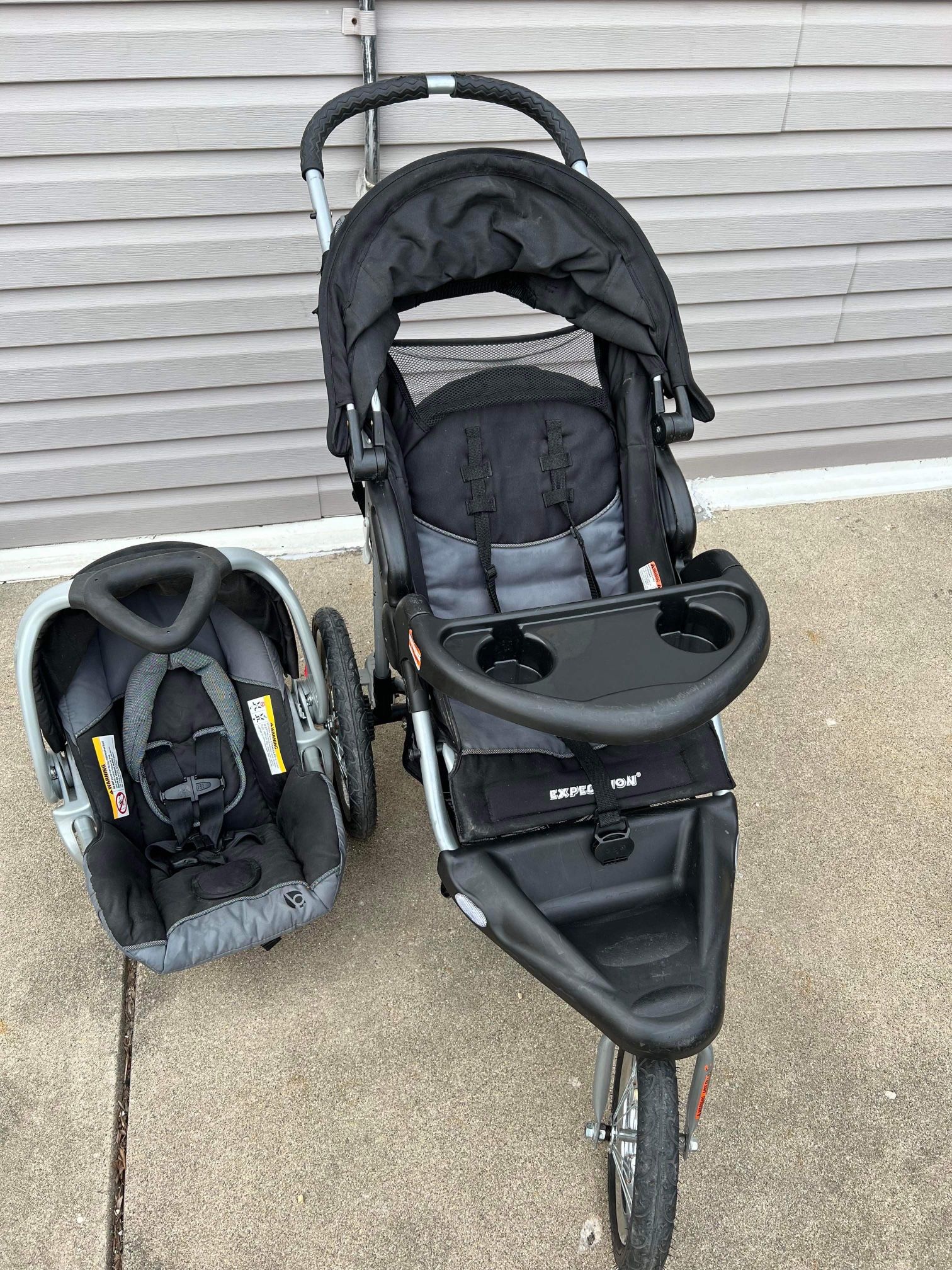 Baby Trend Expedition Jogger Stroller Lightweight Travel System