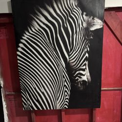 large zebra art