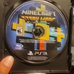 Minecraft: Story Mode (Sony PlayStation 3, 2015) PS3 Disc Only