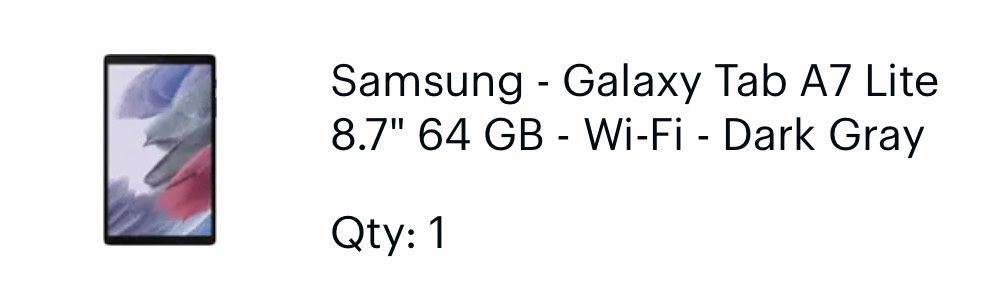 Samsung - Galaxy Tab A7 Lite 8.7" 64 GB