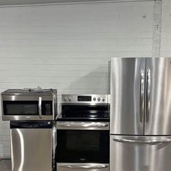Stainless Steel Kitchen Appliances Set 