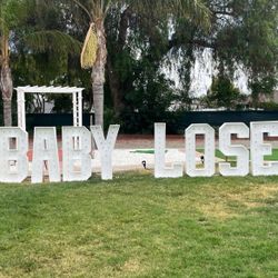 Giant Light Up Letters Marquee Wood 