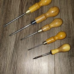 Vintage Sheffield Clay Phillips Screwdrivers (5)
