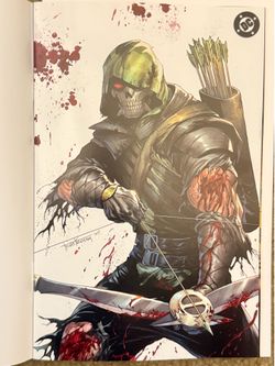 Absolute green arrow sdcc exclusive glow in the dark and absolute batman 22