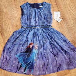 Brand New Girls Size 10 - 12 Disney Frozen II Dress