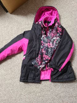 Girl's DOUBLE Winter Jacket 7-8