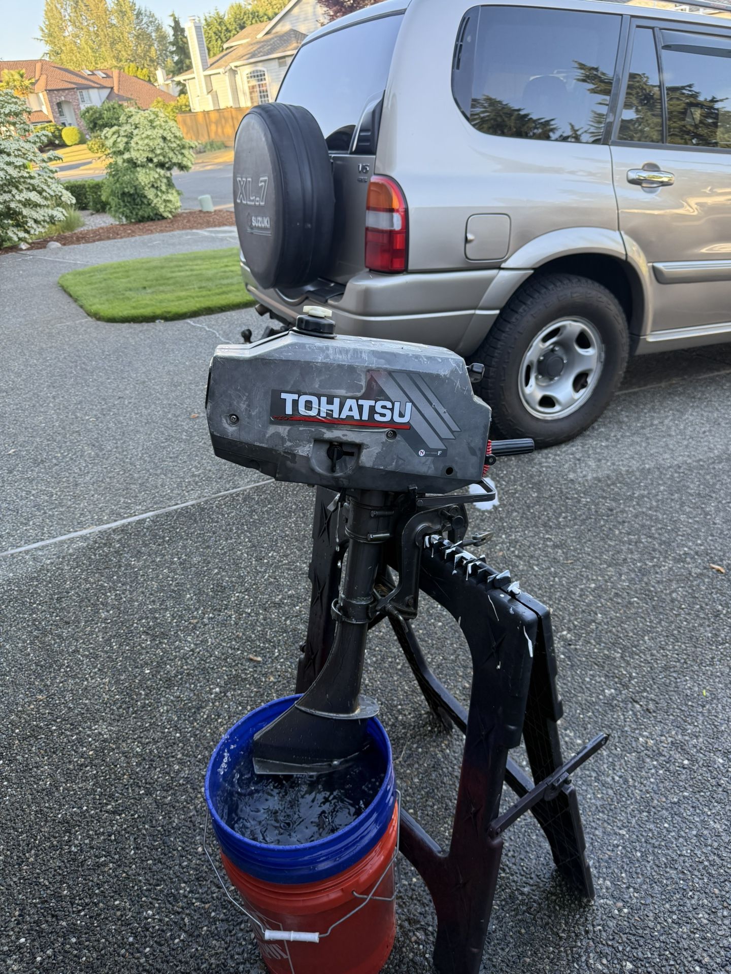 3.5hp Tohatsu 2 Stroke Outboard Motor
