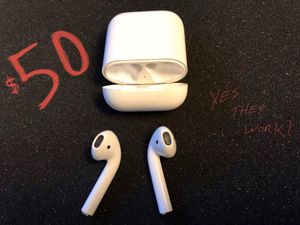 Photo Apple AirPods 1st gen Headphones $50 Please don’t waste our time requesting a lower price. Cross roads are Higley & Queen Creek.