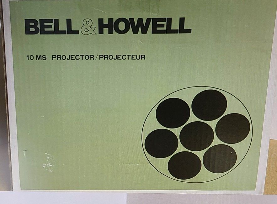Bell & Howell 10MS Dual 8mm Movie Projector In Box Vintage