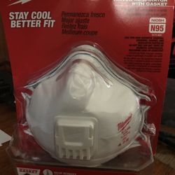 Milwaukee N95 Respirator Masks W/ Gasket