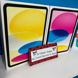 Apple Ipad 10th Gen - Payments Available - Pay $5 Down To take It home 