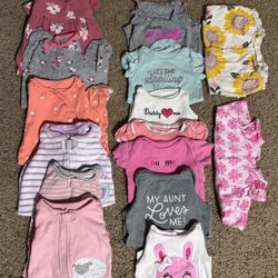 Baby Girl Newborn - 3 Months Bundle $30