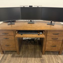 Portico Double Pedestal Executive Desk