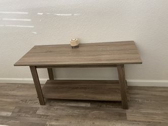 Beautiful New Rustic Gray Table 