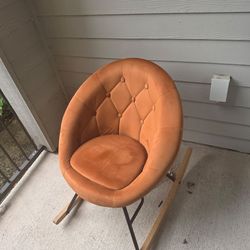 Rocking Chair – Orange/Burnt Sienna