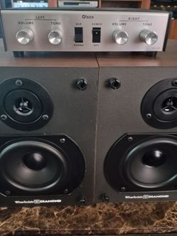Wharfedale speakers and BRAND NEW amp and Bluetooth