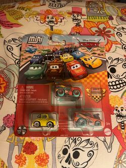 Disney Pixar Cars Mini Metal 3-Pack Mattel