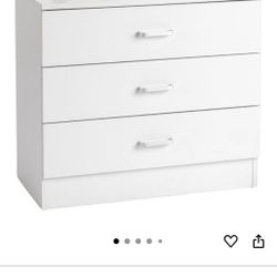 White 3 Drawer Dressers